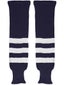 K1 Two-Tone Ice Hockey Socks - Navy & White